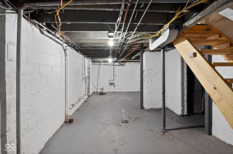 Basement at 3922 Rookwood Avenue, Indianapolis, IN