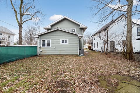 Backyard at 3922 Rookwood Avenue, Indianapolis, IN
