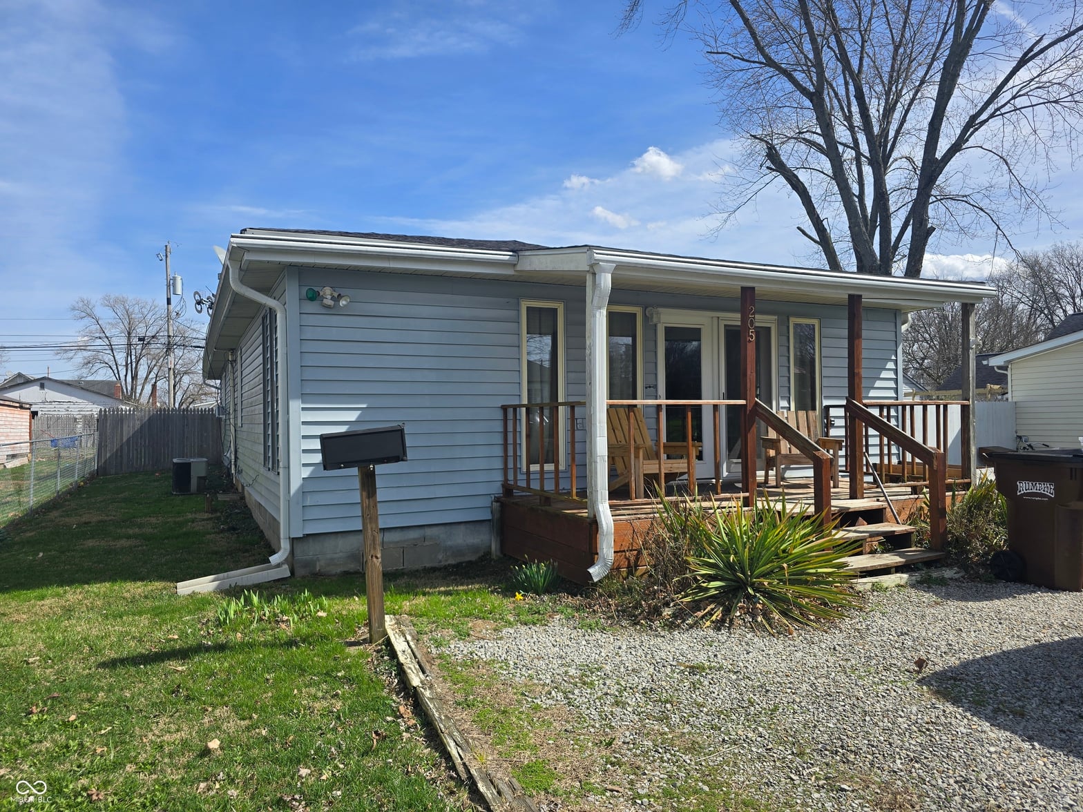 Front exterior at 205 N Clay Street, Edinburgh, IN