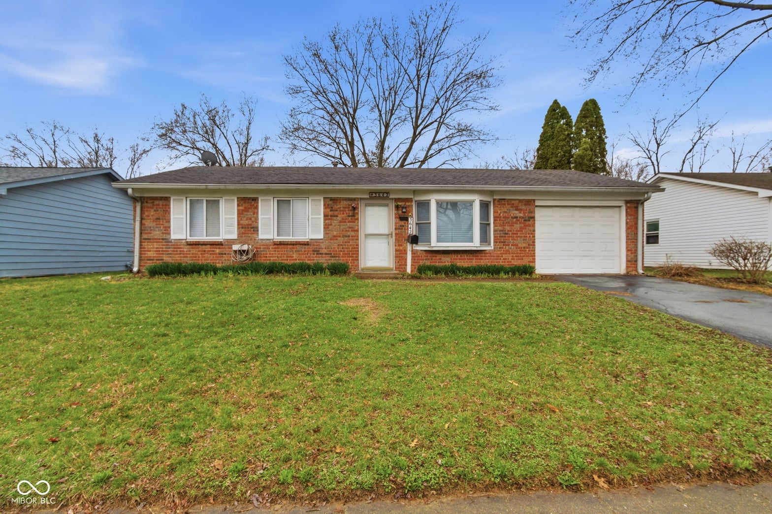 Front exterior at 3642 N Faculty Drive, Indianapolis, IN