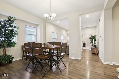 Dining room at 729 E Morris Street, Indianapolis, IN
