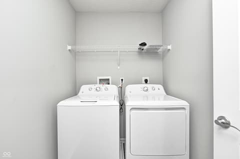 Laundry room at 11213 N Heirloom Drive, Monrovia, IN