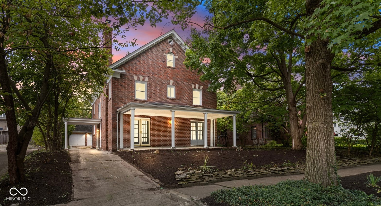Front exterior at 3717 N Delaware Street, Indianapolis, IN