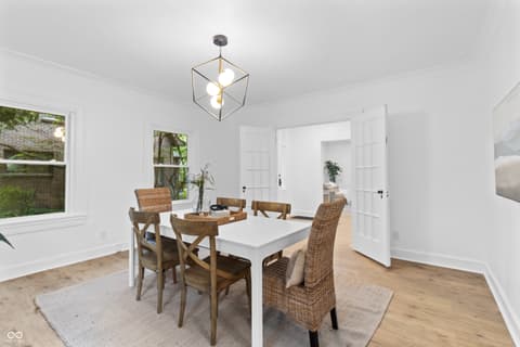 Dining room at 3717 N Delaware Street, Indianapolis, IN