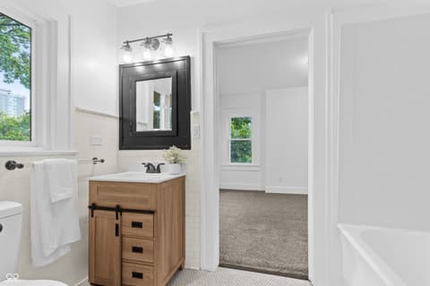 Bathroom at 3717 N Delaware Street, Indianapolis, IN