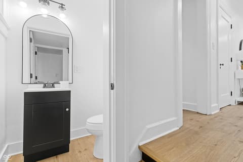 Bathroom at 3717 N Delaware Street, Indianapolis, IN
