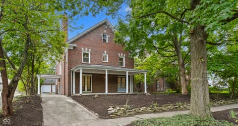 Front exterior at 3717 N Delaware Street, Indianapolis, IN