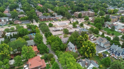 Aerial view at 3717 N Delaware Street, Indianapolis, IN