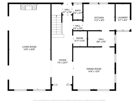 Floor Plan — 3717 N Delaware Street, Indianapolis, IN