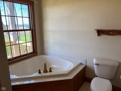 Primary bathroom at 3516 W 900 South, Milroy, IN