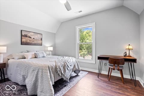 Primary bedroom at 1302 Laurel Street, Indianapolis, IN