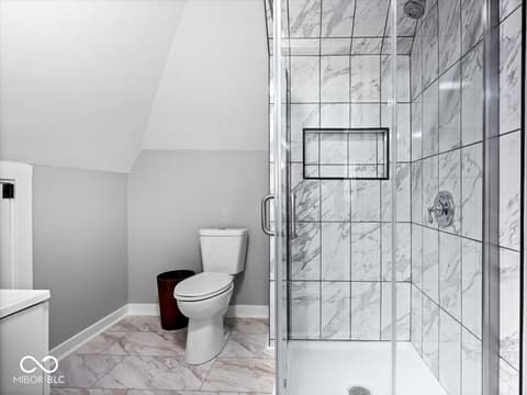 Primary bathroom at 1302 Laurel Street, Indianapolis, IN