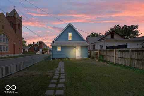 Backyard at 1302 Laurel Street, Indianapolis, IN