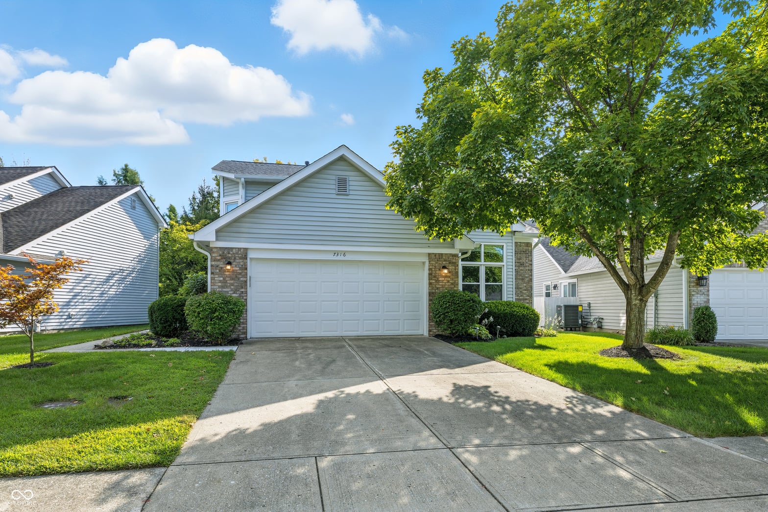 Front exterior at 7316 Brackenwood Drive, Indianapolis, IN