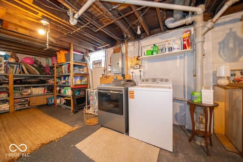 Laundry room at 330 Gilbert Avenue, Beech Grove, IN