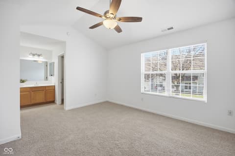 Primary bedroom at 12706 Brewton Street, Fishers, IN