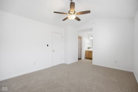 Primary bedroom at 12706 Brewton Street, Fishers, IN