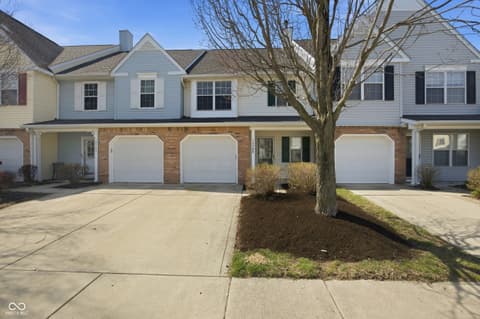 Front exterior at 12706 Brewton Street, Fishers, IN