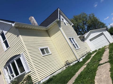 Side exterior at 1520 Noble Street, Anderson, IN