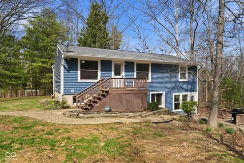 Backyard at 7169 Brown Park Trace, Freetown, IN
