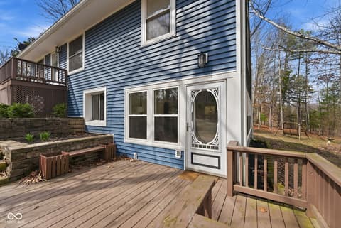Outdoor living area at 7169 Brown Park Trace, Freetown, IN