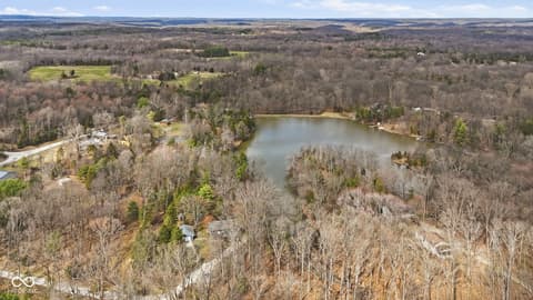 Aerial view at 7169 Brown Park Trace, Freetown, IN