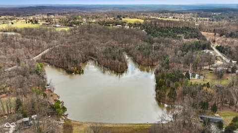 Aerial view at 7169 Brown Park Trace, Freetown, IN