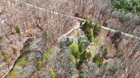 Aerial view at 7169 Brown Park Trace, Freetown, IN
