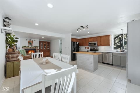 Dining room at 7169 Brown Park Trace, Freetown, IN