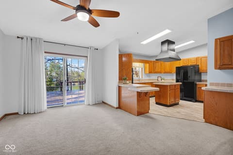 Kitchen at 1643 N Oak N Pine Lane, Center Point, IN