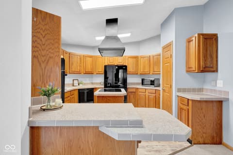 Kitchen at 1643 N Oak N Pine Lane, Center Point, IN