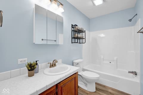 Bathroom at 1643 N Oak N Pine Lane, Center Point, IN