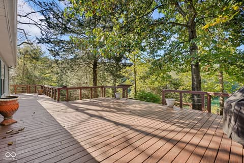 Outdoor living area at 1643 N Oak N Pine Lane, Center Point, IN