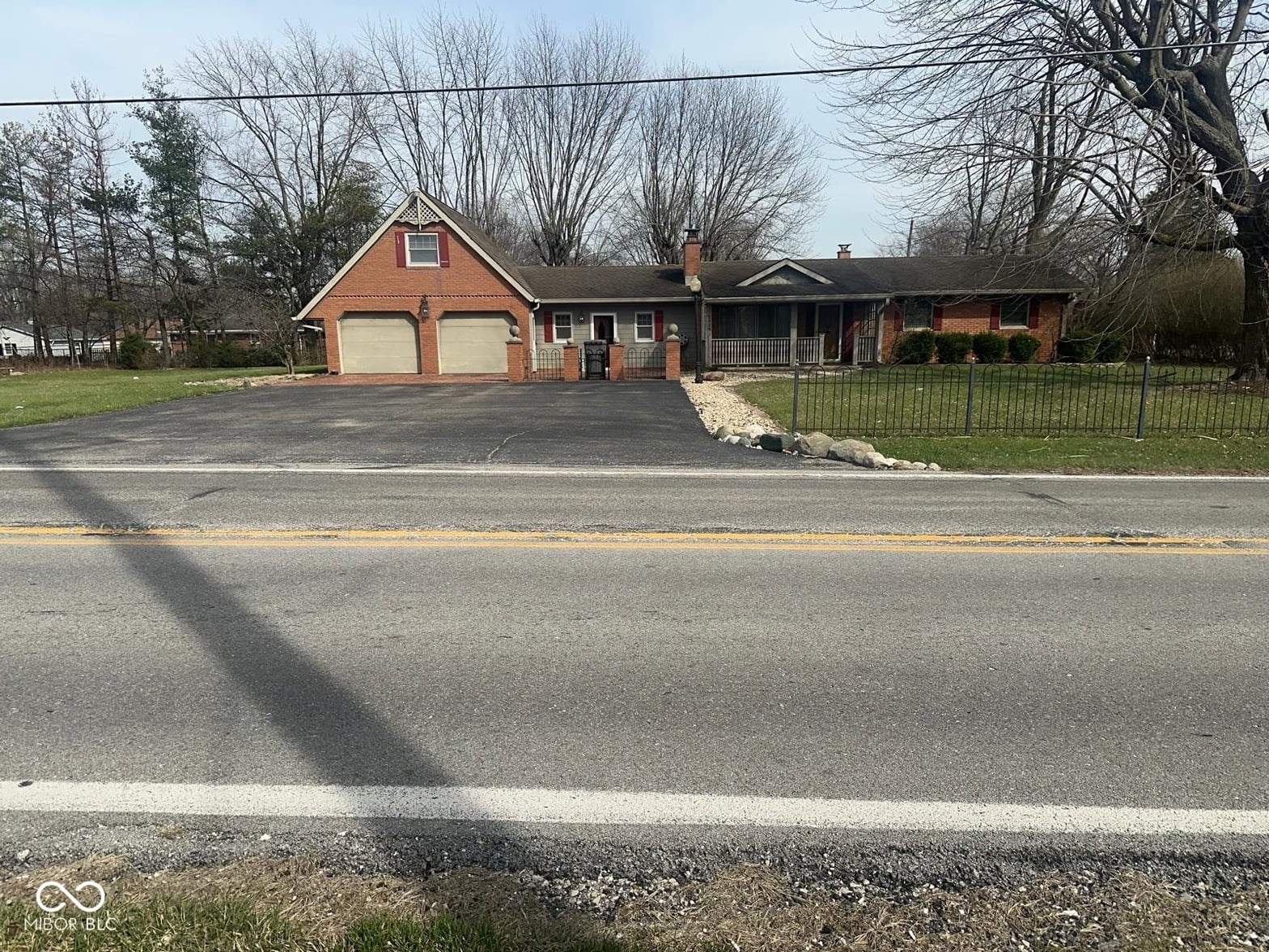 Front exterior at 5629 Gray Road, Indianapolis, IN