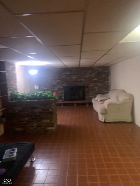 Living room at 5629 Gray Road, Indianapolis, IN