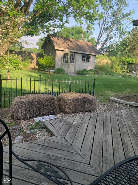 Outdoor living area at 5629 Gray Road, Indianapolis, IN