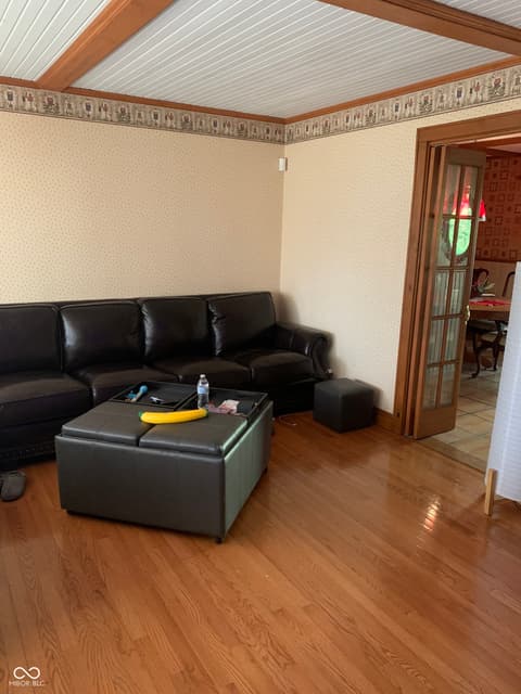 Living room at 5629 Gray Road, Indianapolis, IN