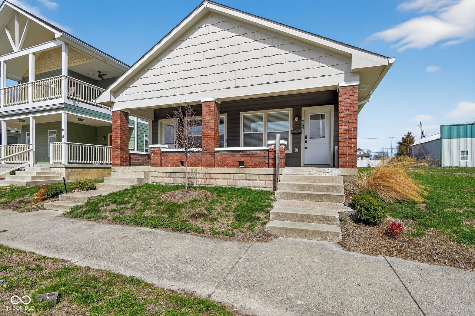 Front exterior at 1622 Prospect Street, Indianapolis, IN