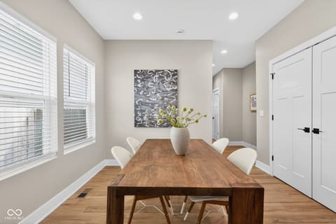 Dining room at 1622 Prospect Street, Indianapolis, IN
