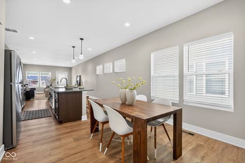 Dining room at 1622 Prospect Street, Indianapolis, IN