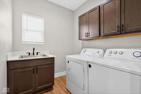 Laundry room at 1622 Prospect Street, Indianapolis, IN