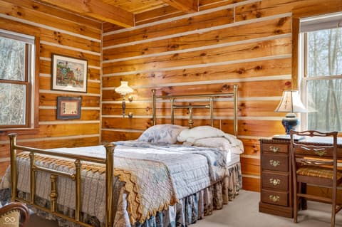 Primary bedroom at 187 Cabin Creek Lane, Morgantown, IN