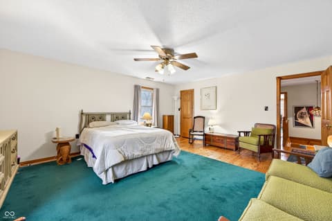 Bedroom at 187 Cabin Creek Lane, Morgantown, IN