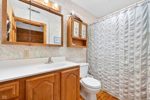 Bathroom at 187 Cabin Creek Lane, Morgantown, IN