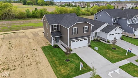 Aerial view at 4123 Palermo Drive, Indianapolis, IN