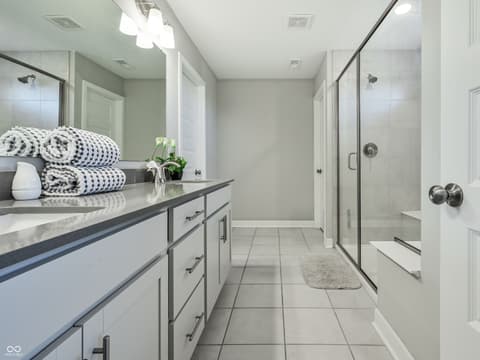Bathroom at 4048 Radley Court, Danville, IN