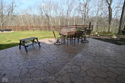 Outdoor living area at 5154 E County Road 200 S, Avon, IN