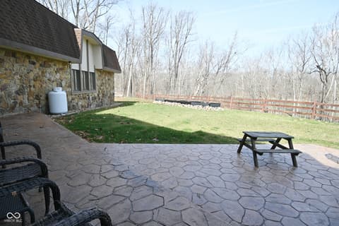Outdoor living area at 5154 E County Road 200 S, Avon, IN