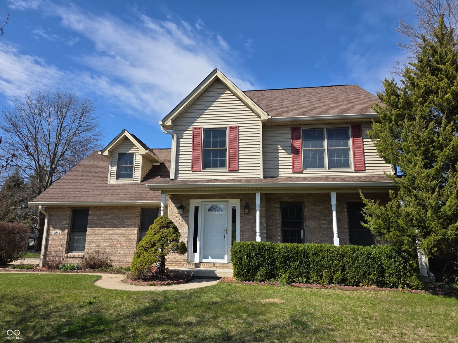 Front exterior at 2042 Parkside Drive, Columbus, IN