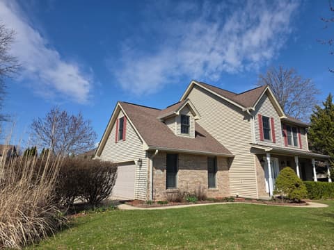 Side exterior at 2042 Parkside Drive, Columbus, IN